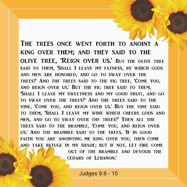 Judges 9:8