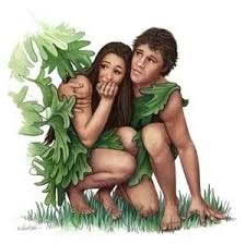 Adam and Eve hide themselves from God